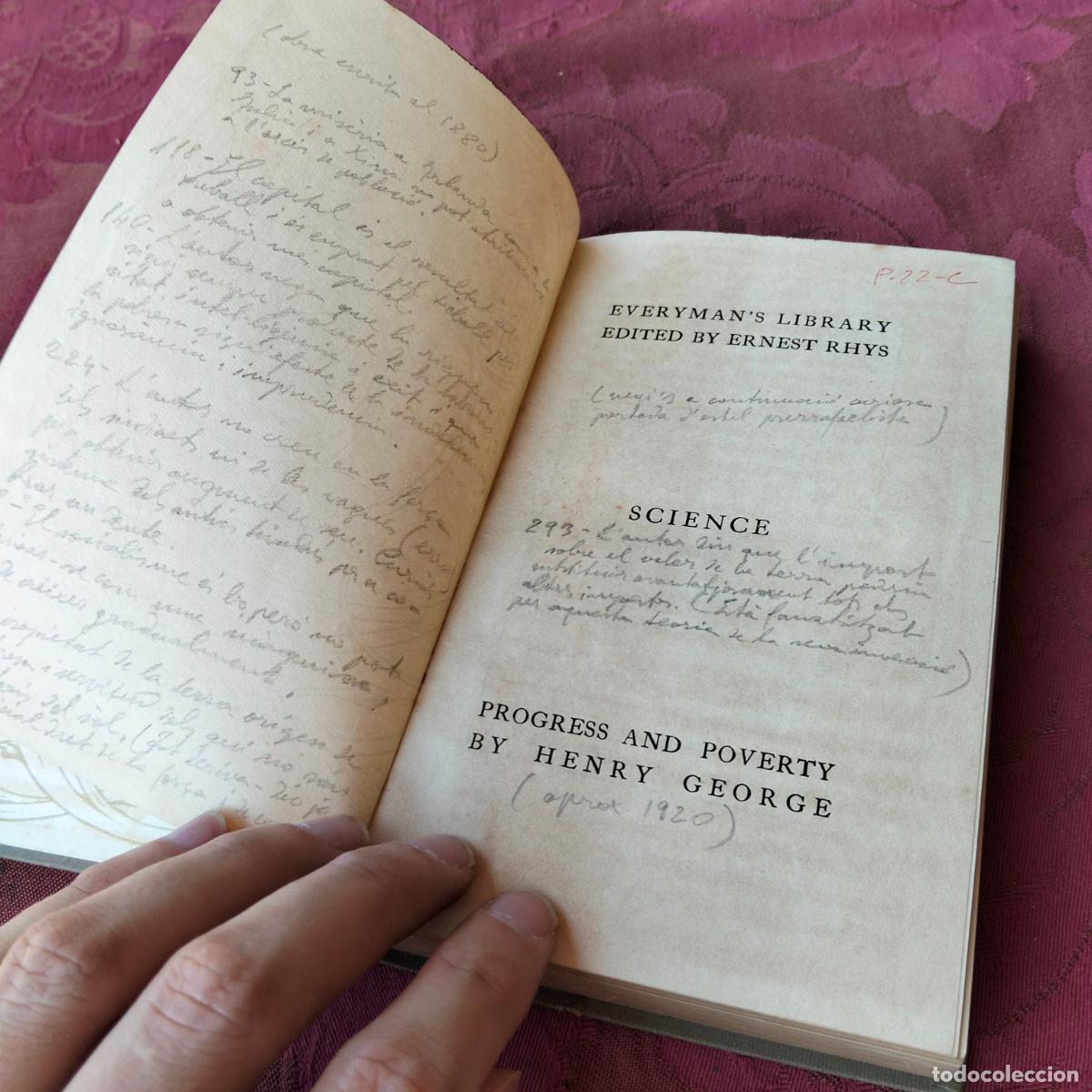 Libros antiguos: Progress & poverty by Henry George everymans library Ernest Rhys science - Foto 4