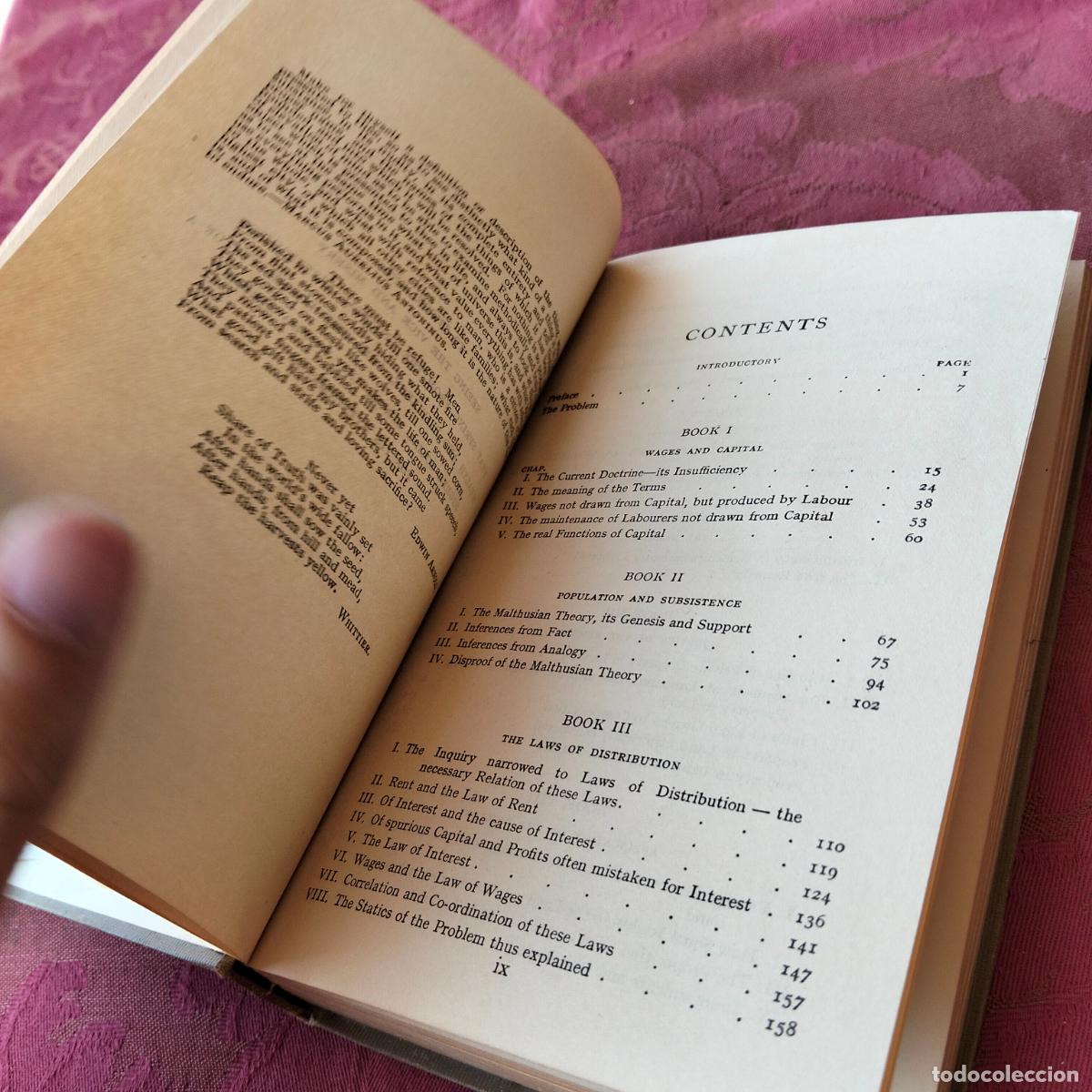 Libros antiguos: Progress & poverty by Henry George everymans library Ernest Rhys science - Foto 7