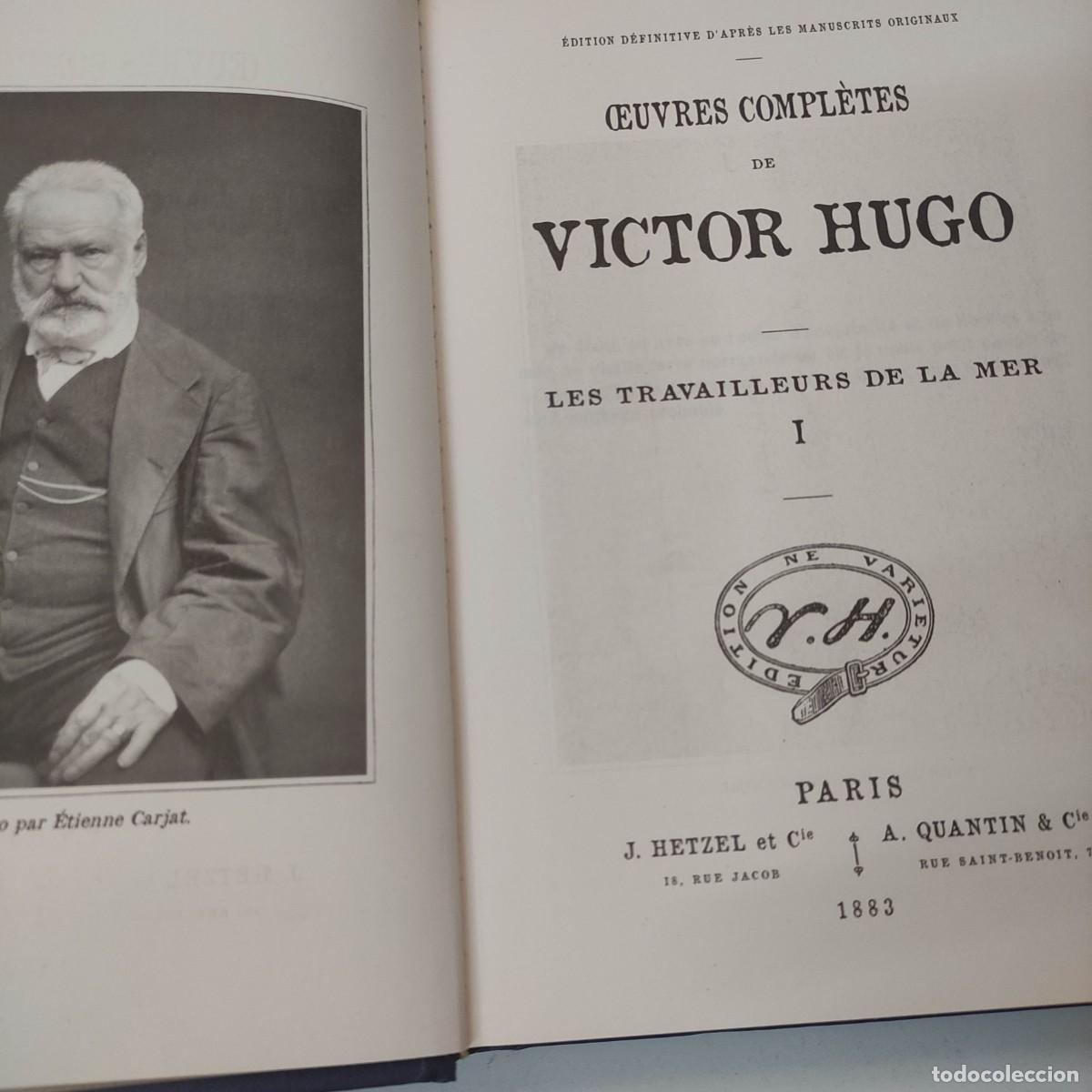 Libros antiguos: OEUVRES COMPL&Egrave;TES DE VICTOR HUGO. TOME 1 - Foto 3