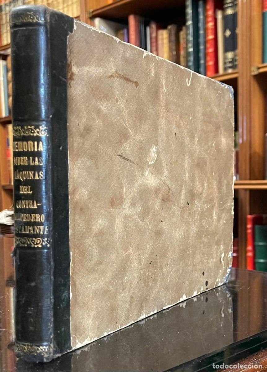 Livres anciens: Memoria sobre las maquinas del contra-torpedero Bustamante - Francisco Blanco y Espinosa.