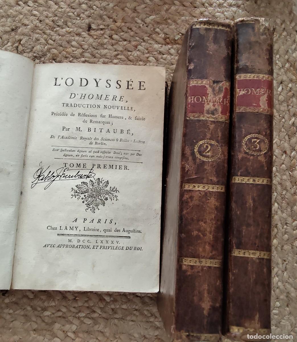 Libros antiguos: Hom&egrave;re / M. Bitaub&eacute; - LOdyss&eacute;e dHom&egrave;re - 1785 - Foto 1