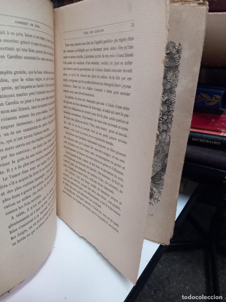 Libros antiguos: ARAGO (Jacques). Comment on d&icirc;ne en tous pays - Foto 5