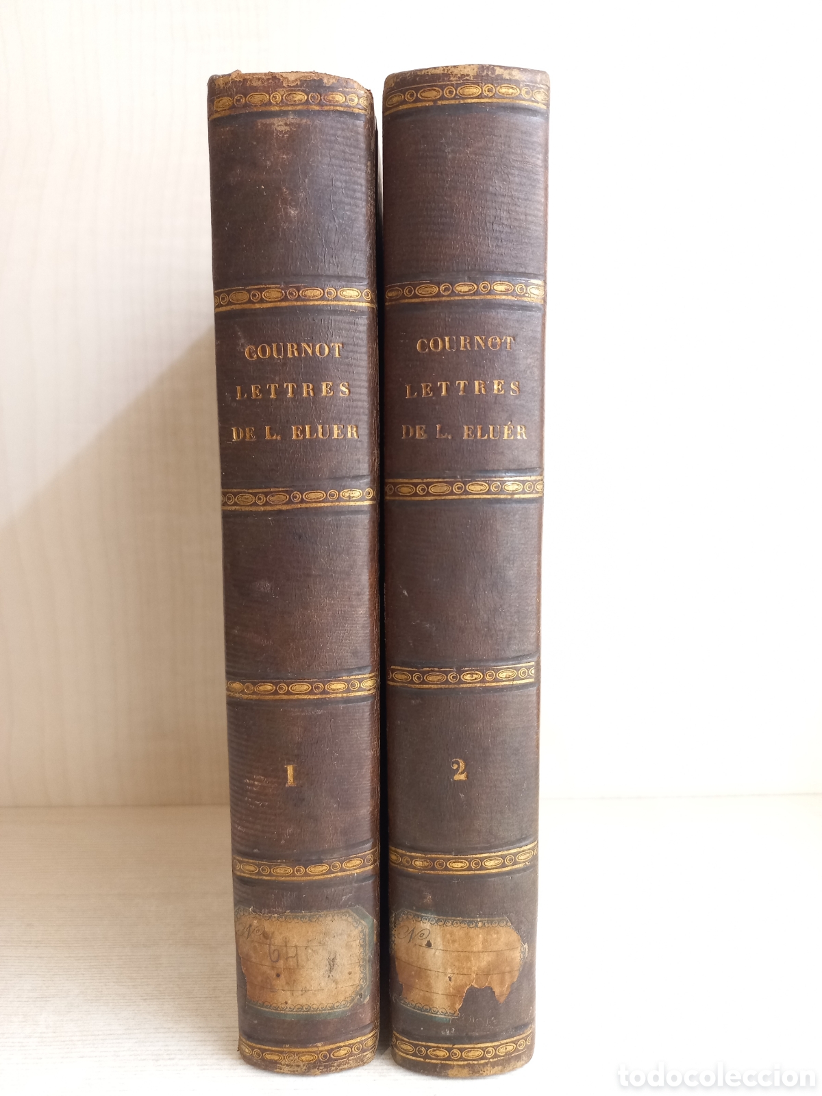 Libros antiguos: Lettres de Euler. Cournot. Hachette, 1842. - Foto 1