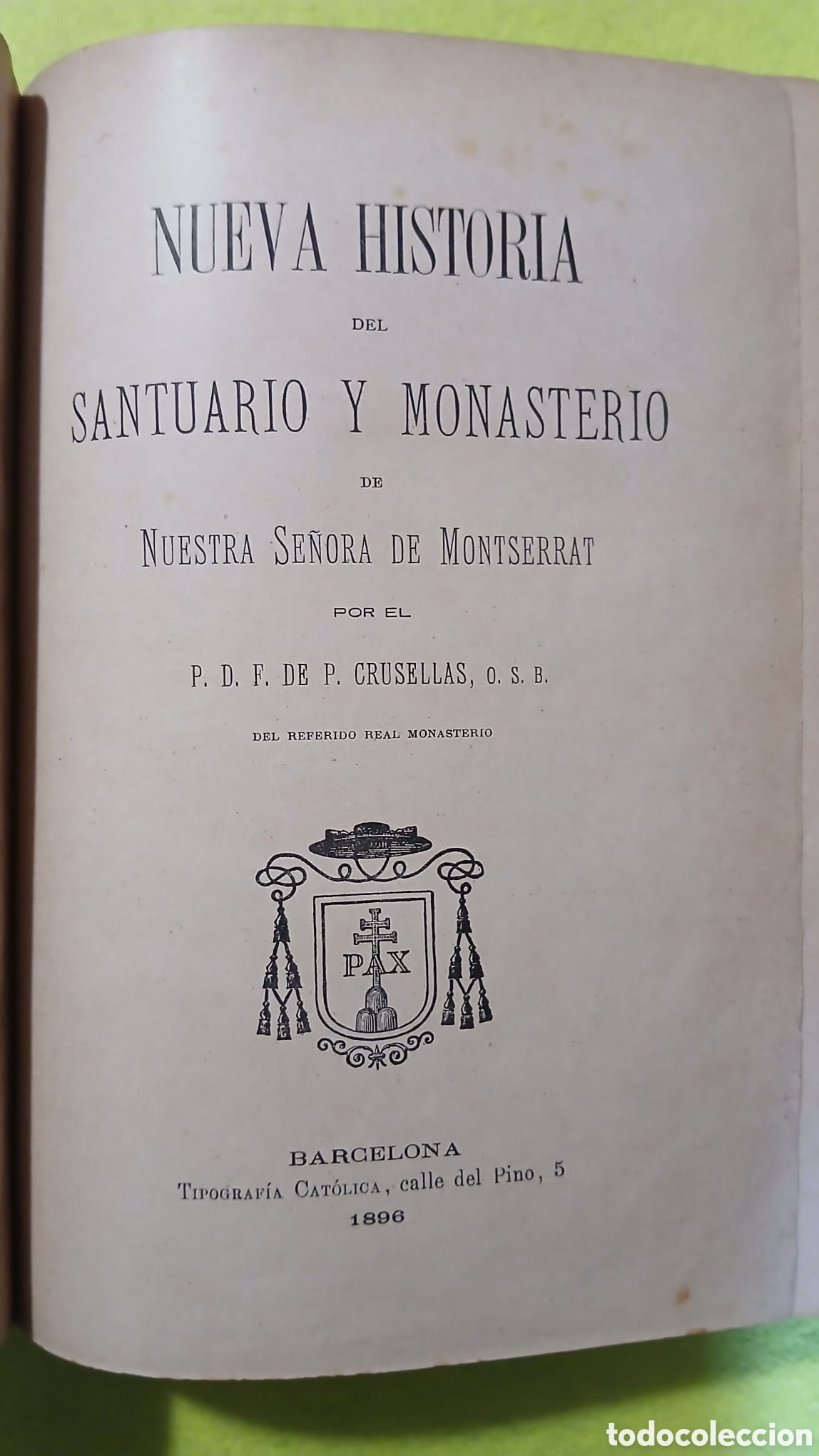Libros antiguos: Nueva Historia de Montserrat - Foto 3