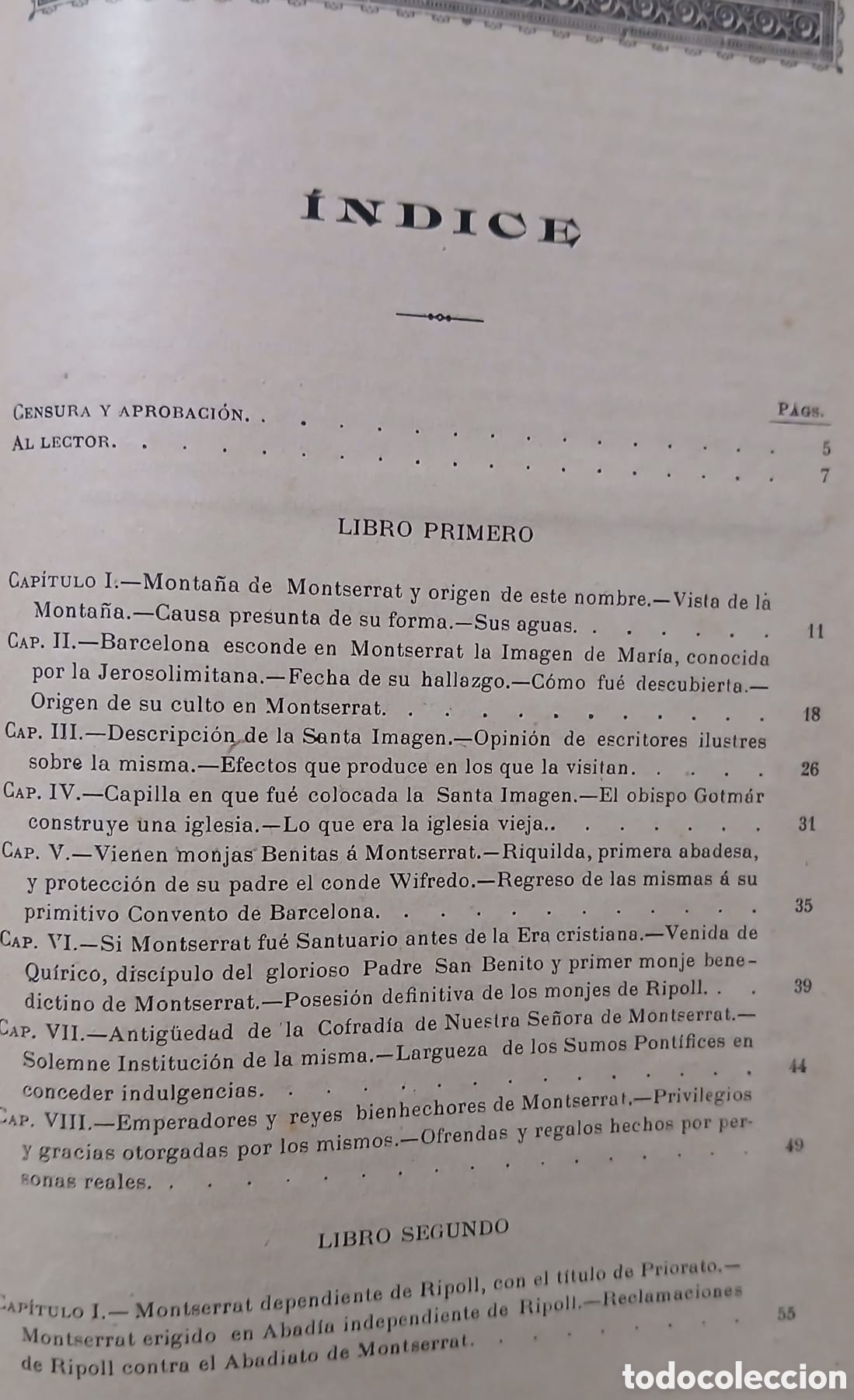 Libros antiguos: Nueva Historia de Montserrat - Foto 7