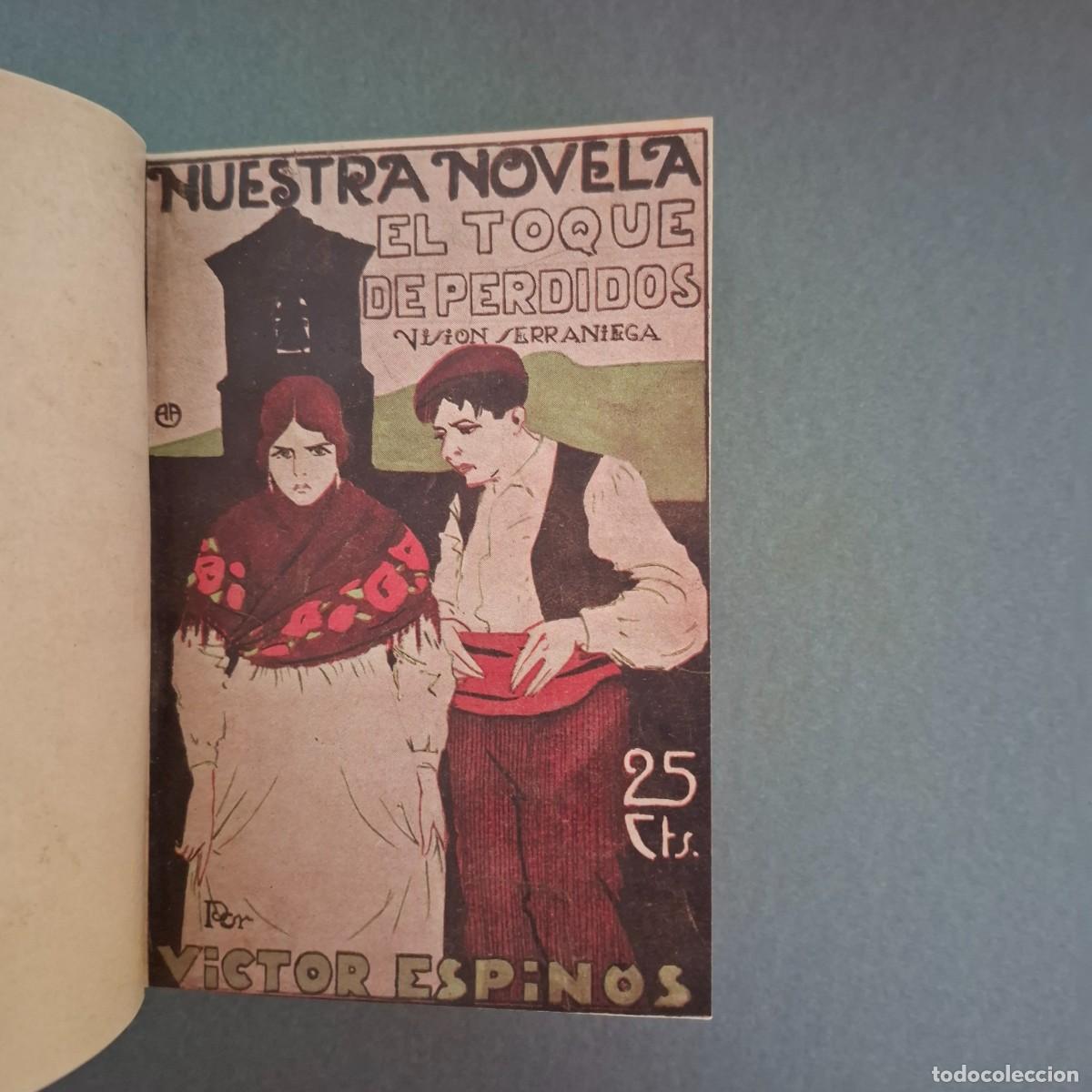 Libros antiguos: 16 novelas de &rdquo; nuestra novela &rdquo; - 1925 - Foto 2