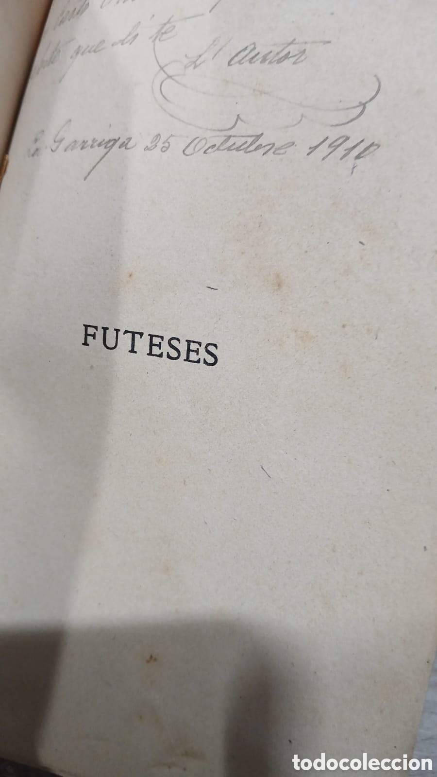 Libros antiguos: Futeses, per Lluis Arumi, amb dedicatoria - Foto 3