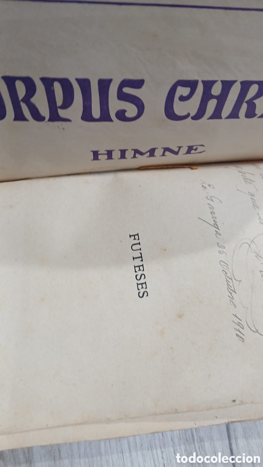 Libros antiguos: Futeses, per Lluis Arumi, amb dedicatoria - Foto 4