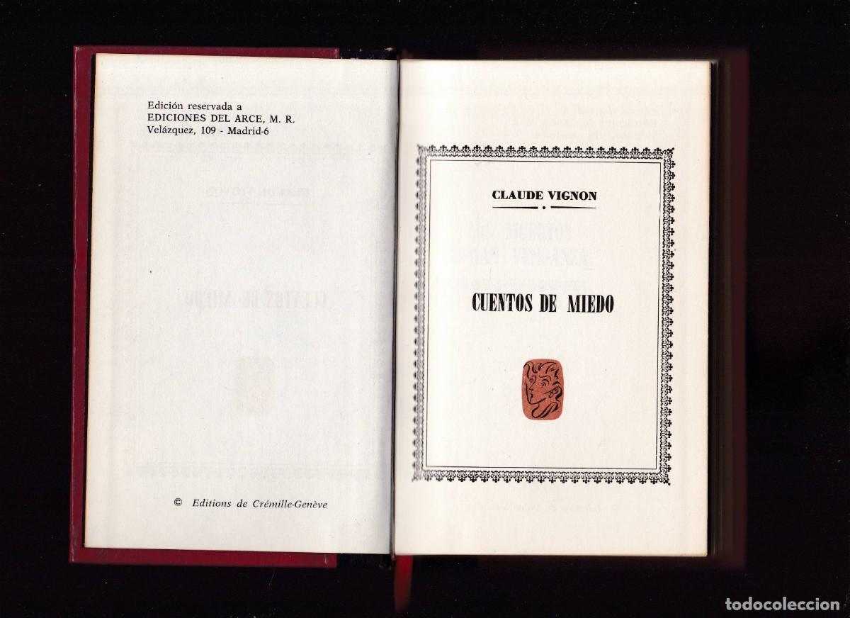 Libros antiguos: CUENTOS DE MIEDO - CLAUDE VIGNON - DEL ARCE EDICIONES 1969 / ILUSTRADO - Foto 2