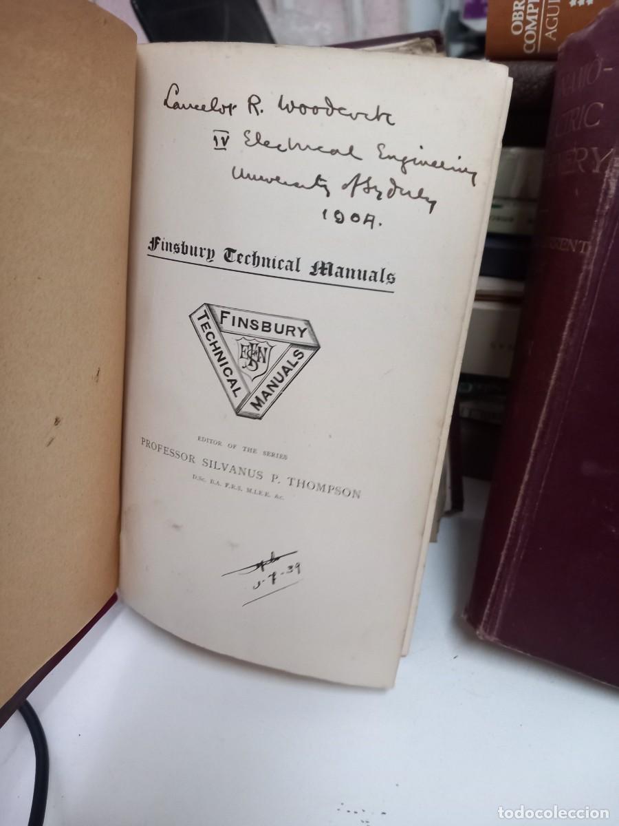 Libros antiguos: Dynamo-Electric Machinery. Thompson. Spon. - Foto 5