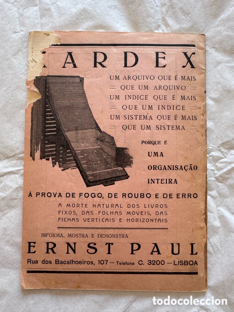 Libros antiguos: Fernando Pessoa - Revista de Com&eacute;rcio e Contabilidade - 1926 - Foto 11