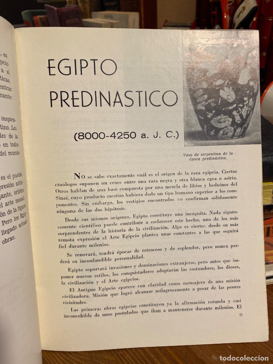 Libros antiguos: ARTE EGIPCIO R. A. U. - Foto 3
