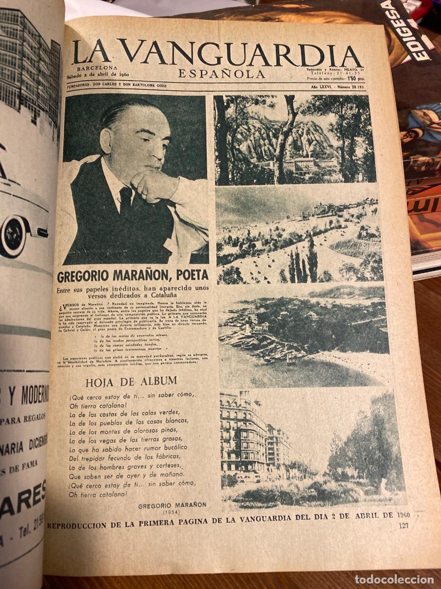 Libros antiguos: ALMANAQUE LA VANGUARDIA 1961 - Foto 3