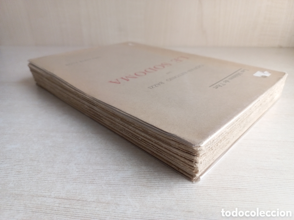 Libros antiguos: Le Sodoma. Giovan-Antonio Bazzi. Librairie Plon. - Foto 3