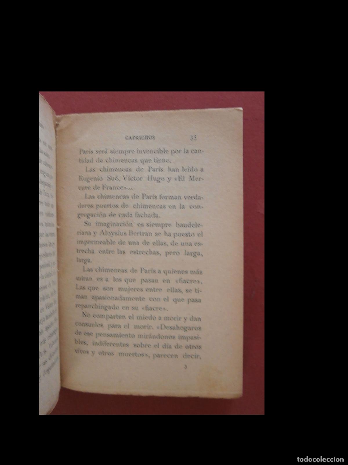 Libros antiguos: Caprichos. R. G&oacute;mez de la Serna - Foto 3