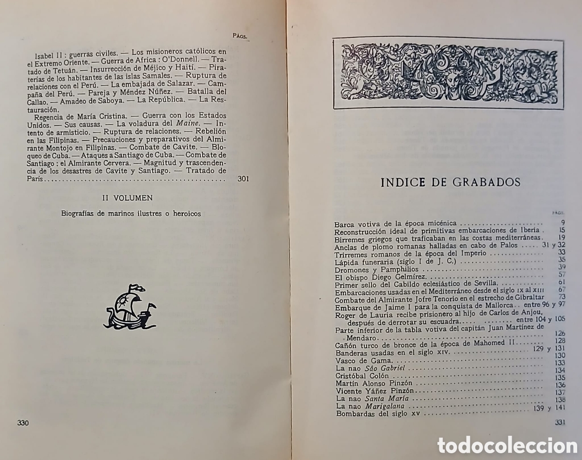 Libros antiguos: La Marina Militar Espa&ntilde;ola, Compendio-Hist&oacute;roco - Foto 6