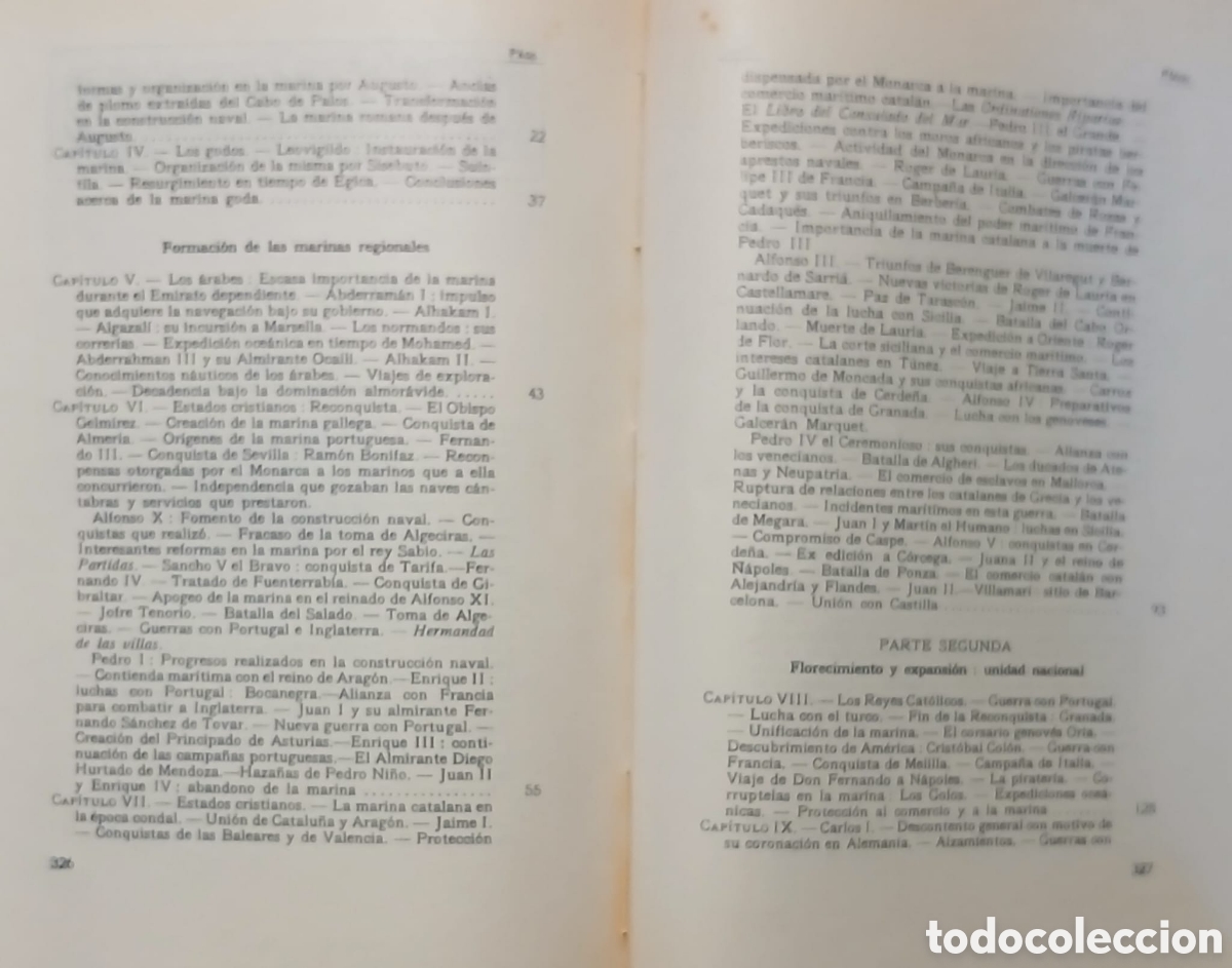 Libros antiguos: La Marina Militar Espa&ntilde;ola, Compendio-Hist&oacute;roco - Foto 8