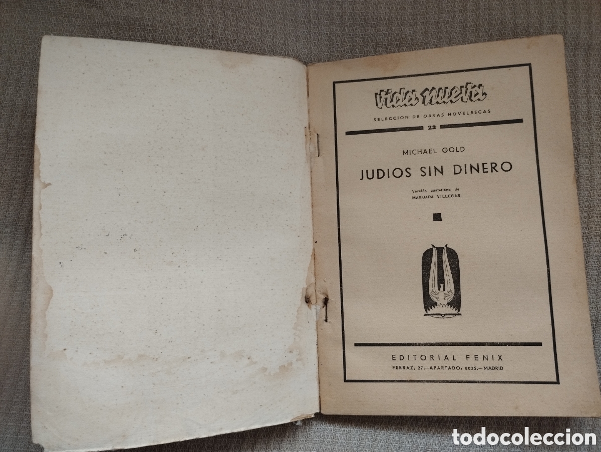 Libros antiguos: VIDA NUEVA -JUDIOS SIN DINERO - - Foto 2