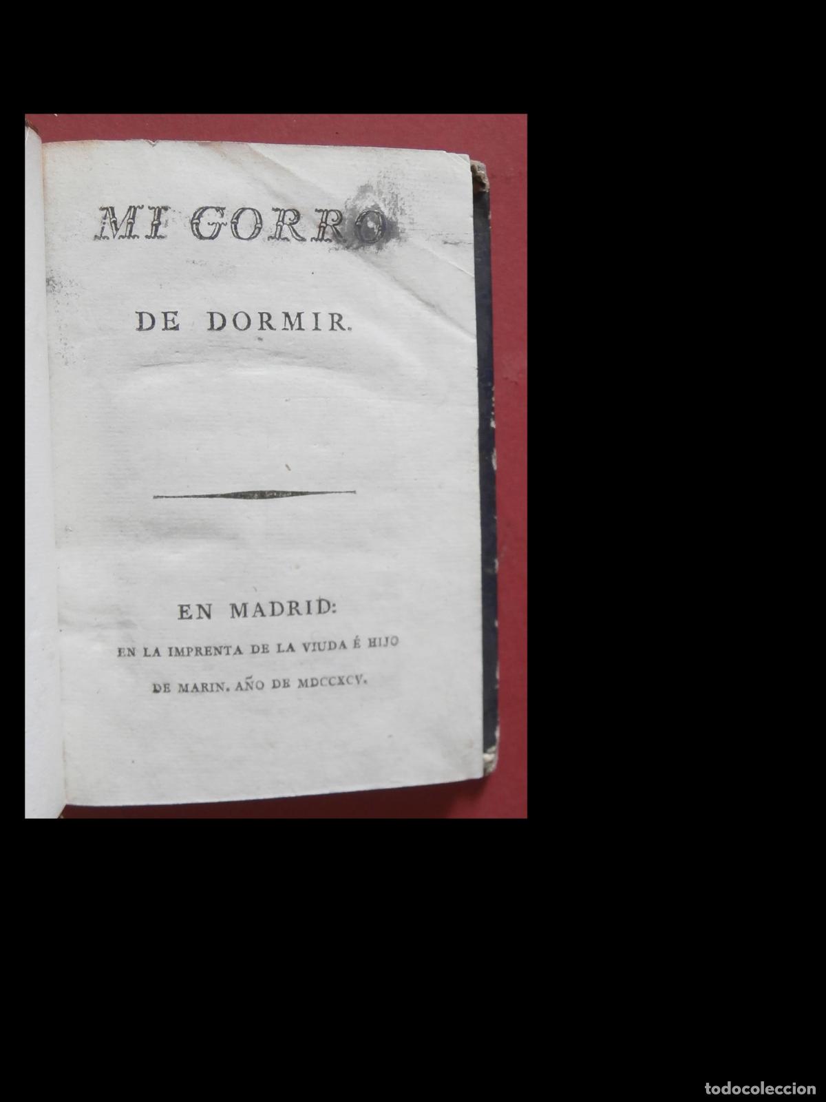 Libros antiguos: Mi gorro de dormir. An&oacute;nimo - Foto 1