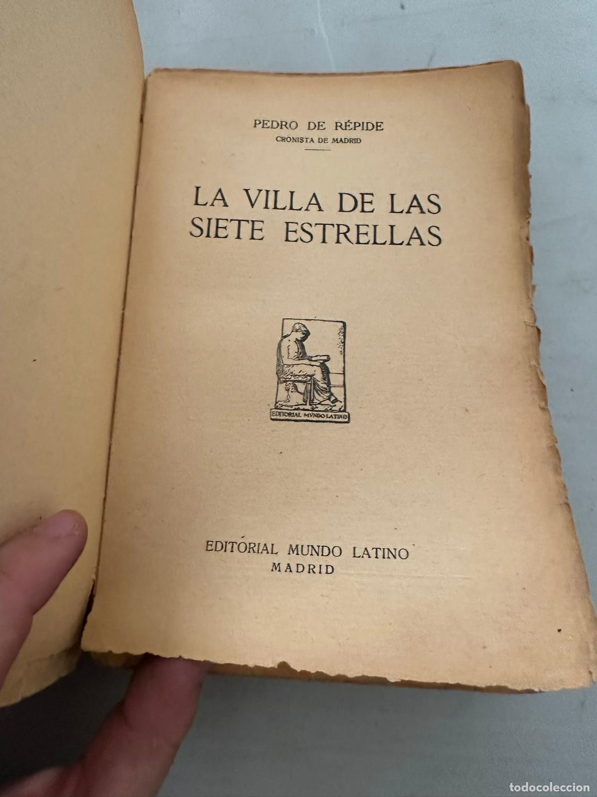 Libros antiguos: PEDRO DE REPIDE: - LA VILLA DE LAS SIETE ESTRELLAS - (MADRID - Foto 4