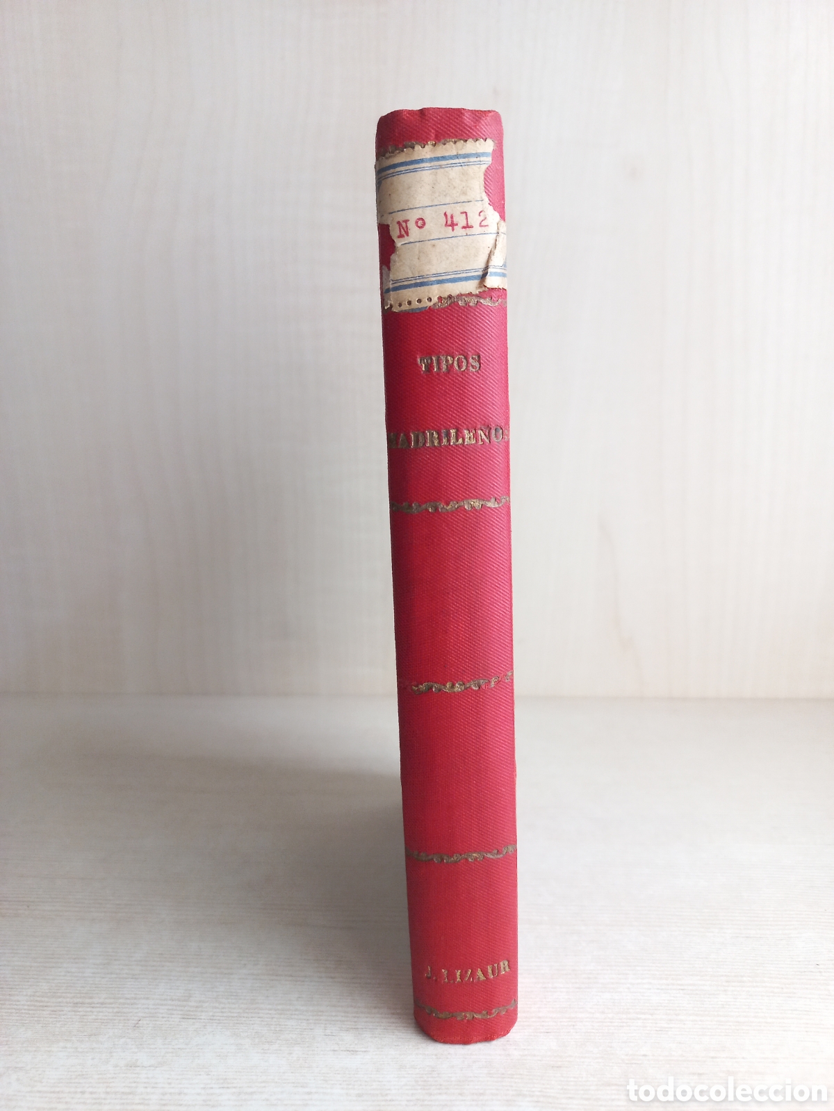 Libros antiguos: Tipos Madrile&ntilde;os. Carlos Frontaura. Ricardo F&eacute;, 1888. - Foto 1