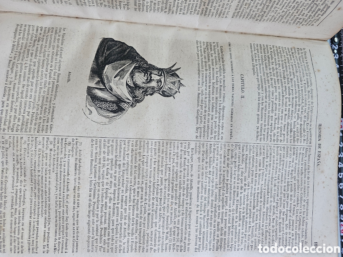 Libros antiguos: Libro Historia General de Espa&ntilde;a 1852. Tomo I - Foto 5