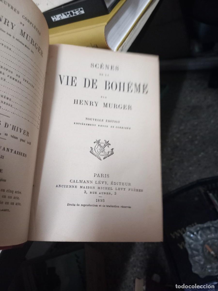 Libros antiguos: Scenes de la vie de boheme - MURGER, Henry - Foto 2