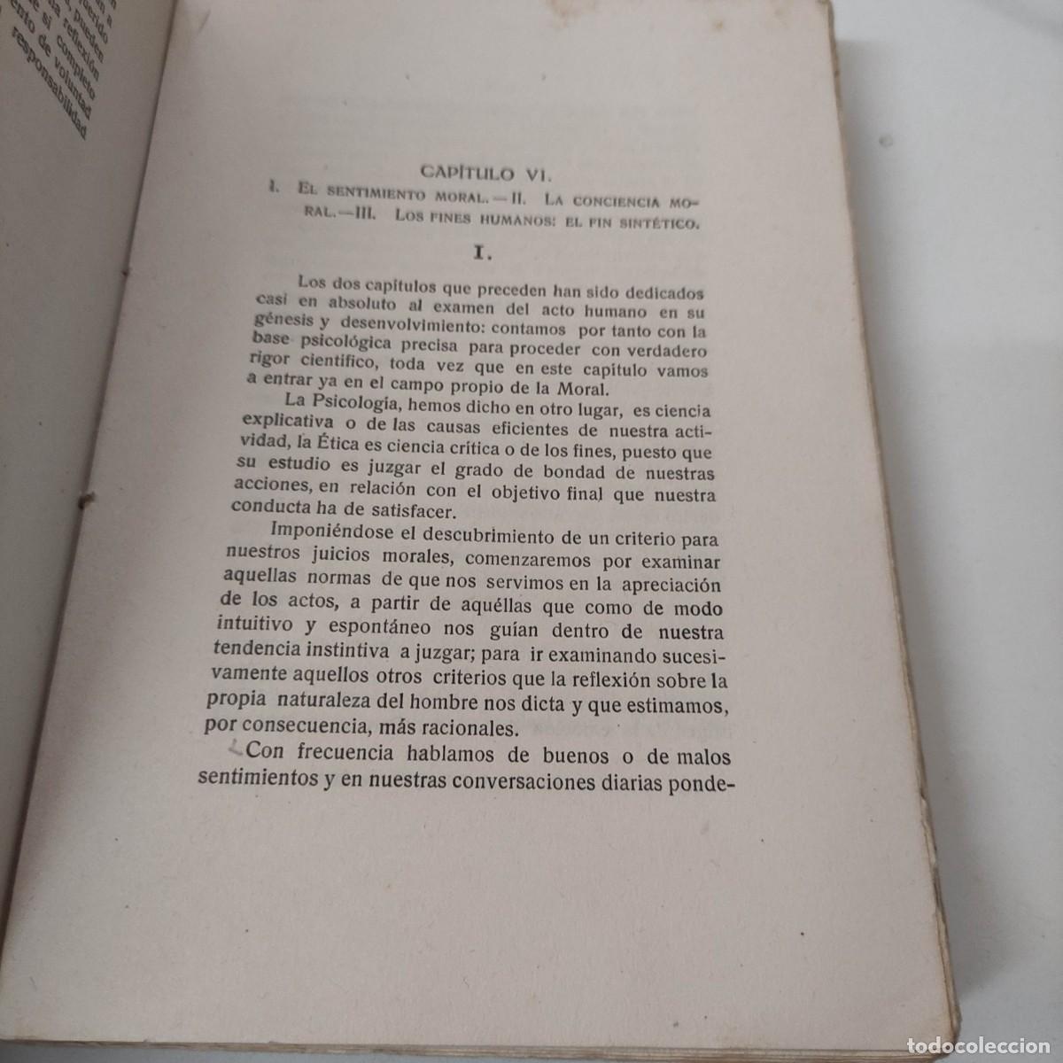 Libros antiguos: 1919 - SANZ BONAT - ELEMENTOS DE &Eacute;TICA CIENT&Iacute;FICA - Foto 5