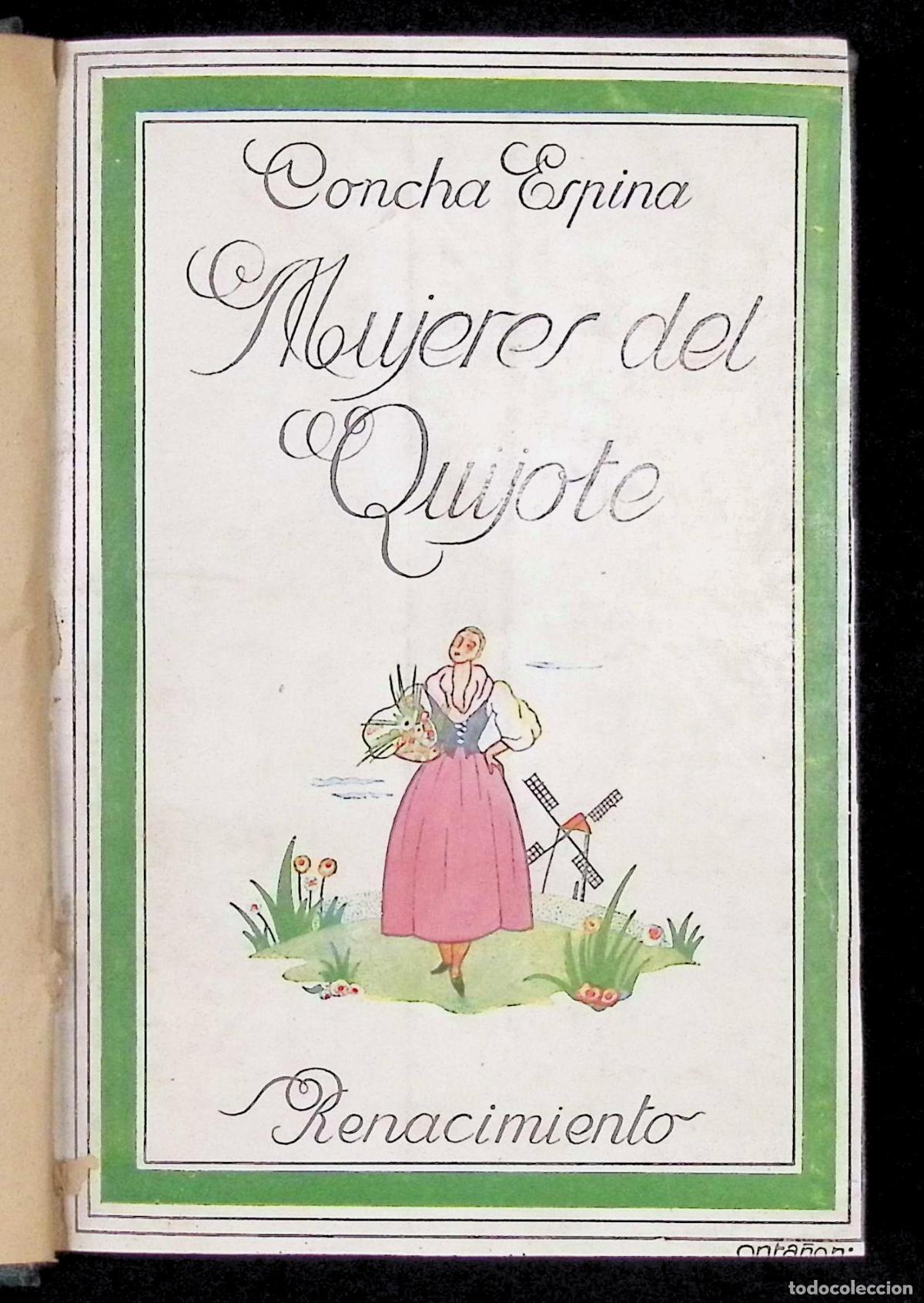 Libros antiguos: MUJERES DEL QUIJOTE. - ESPINA, Concha. - Foto 1