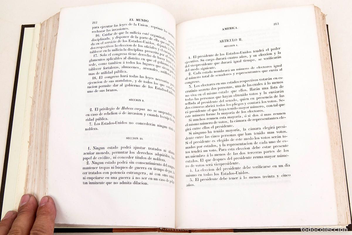 Libros antiguos: HISTORIA DE AM&Eacute;RICA - BELLOC - 1844-45 - Foto 3