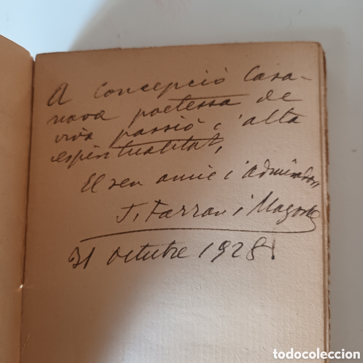 Libros antiguos: LABOR DISPERSA. J. Farran i Mayoral. - Foto 3
