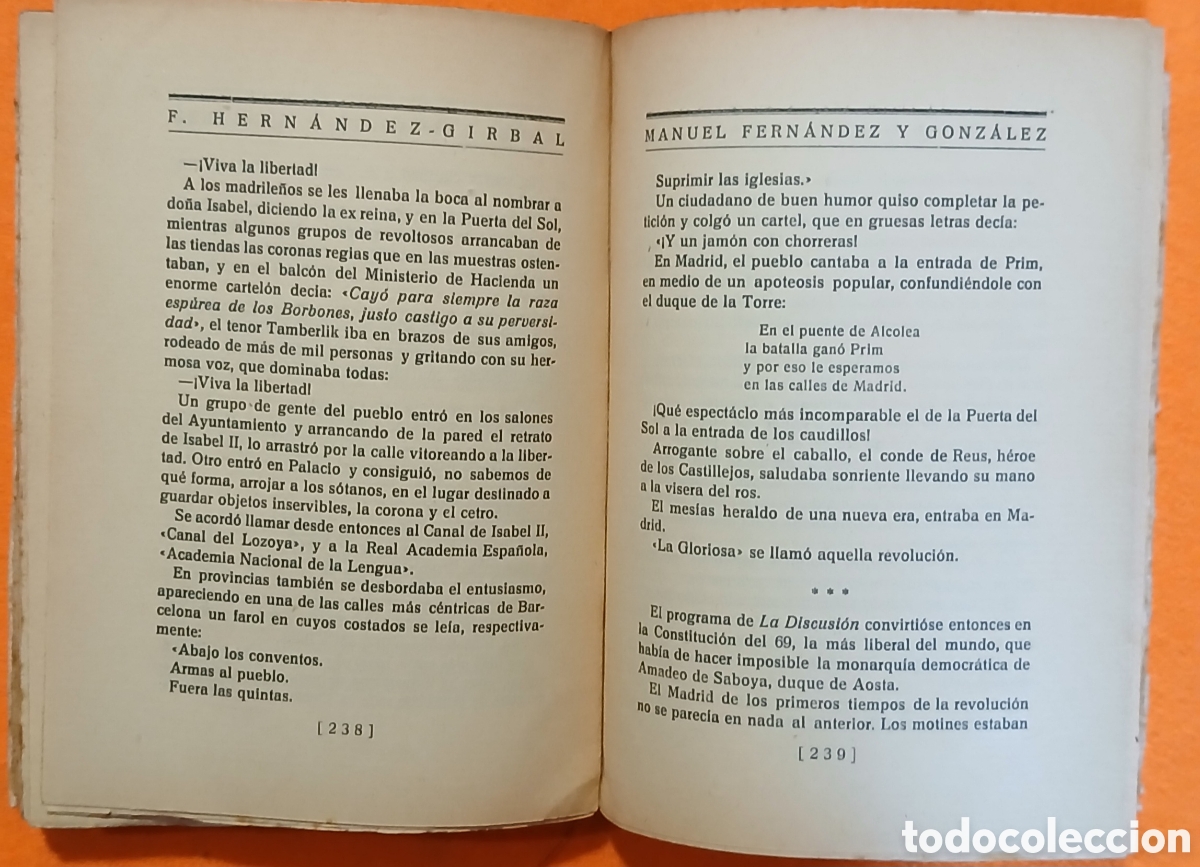 Libros antiguos: Una vida pintoresca, Manuel Fdez y Gonzalez - Foto 8