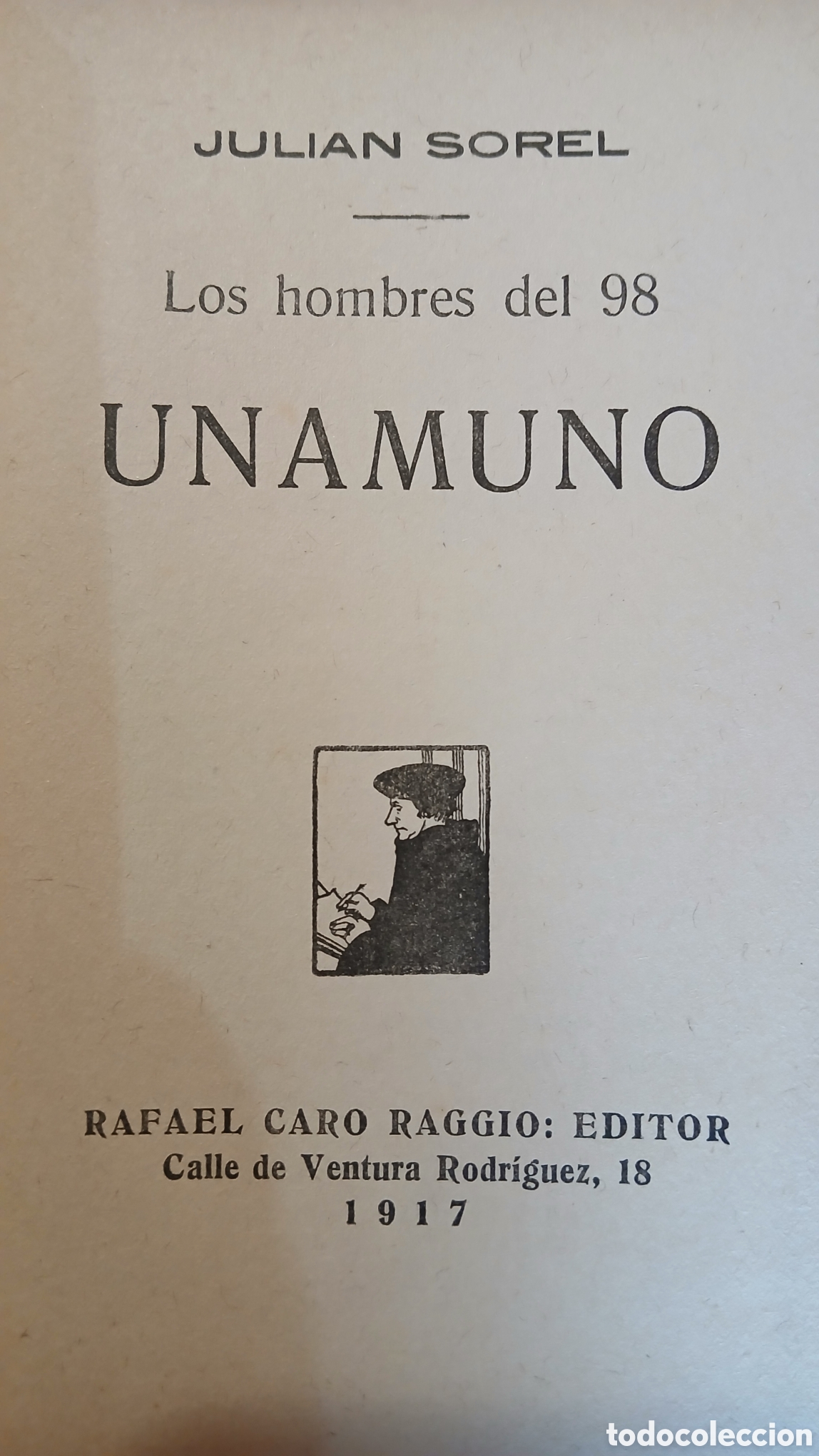 Libros antiguos: Los hombres del Unamuno - Foto 2