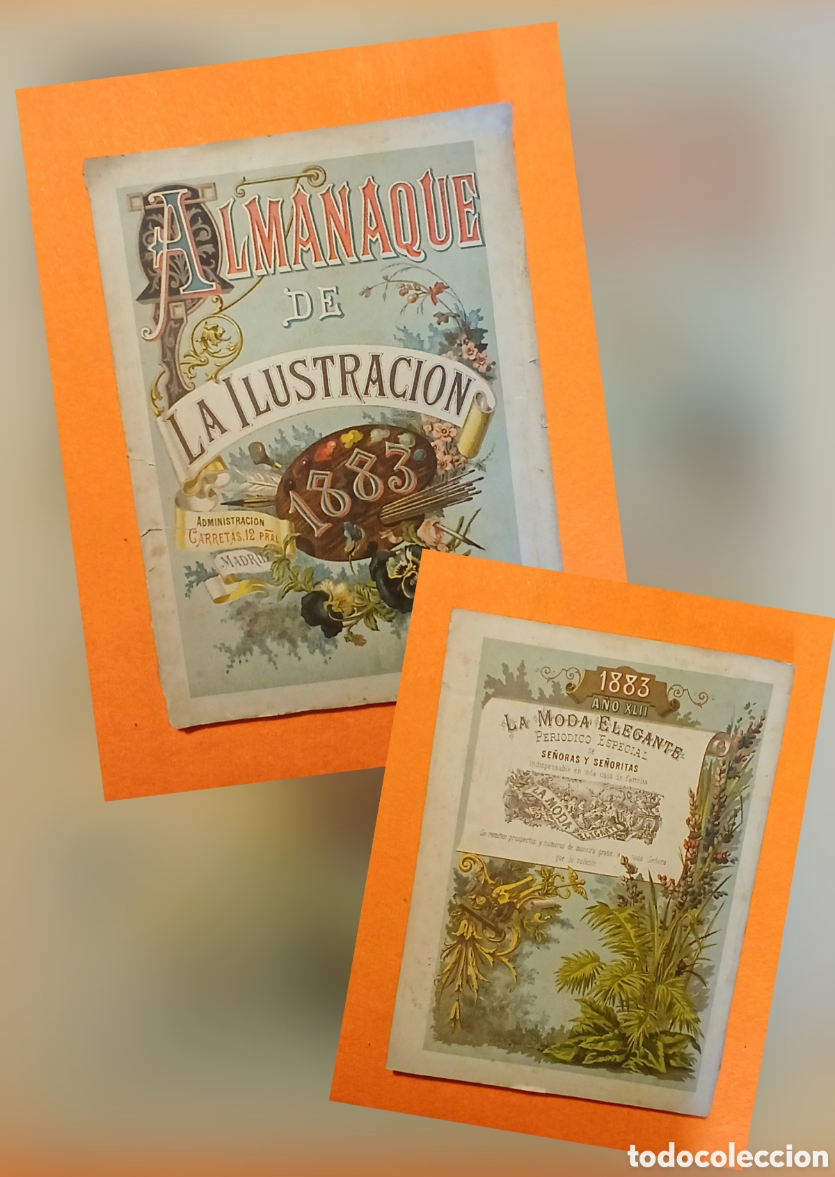 Libros antiguos: Almanaque la ilustraci&oacute;n 1883 - Foto 1