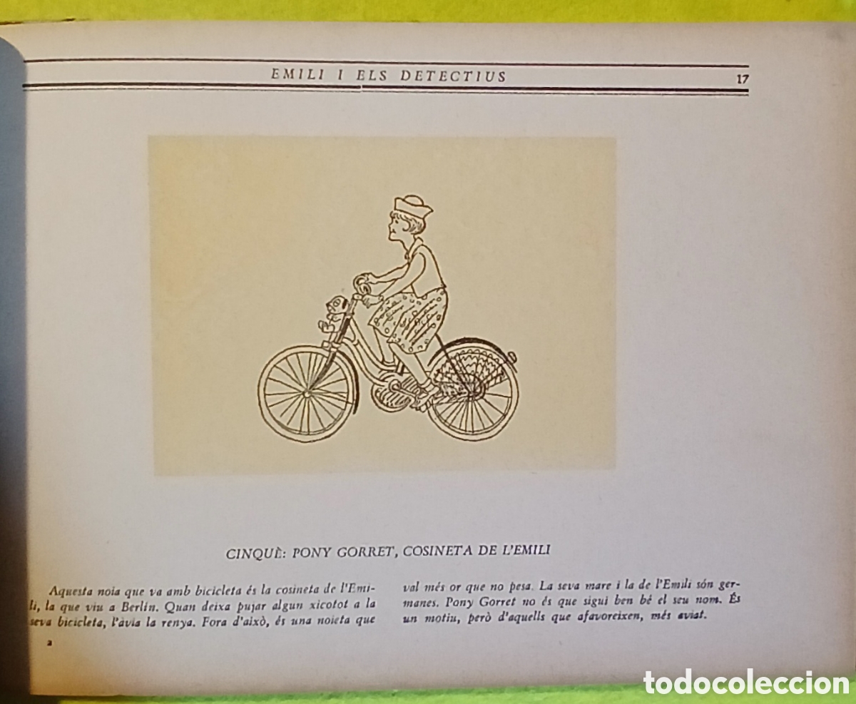 Libros antiguos: Emili i els detectius 1a edici&oacute; 1935 - Foto 5