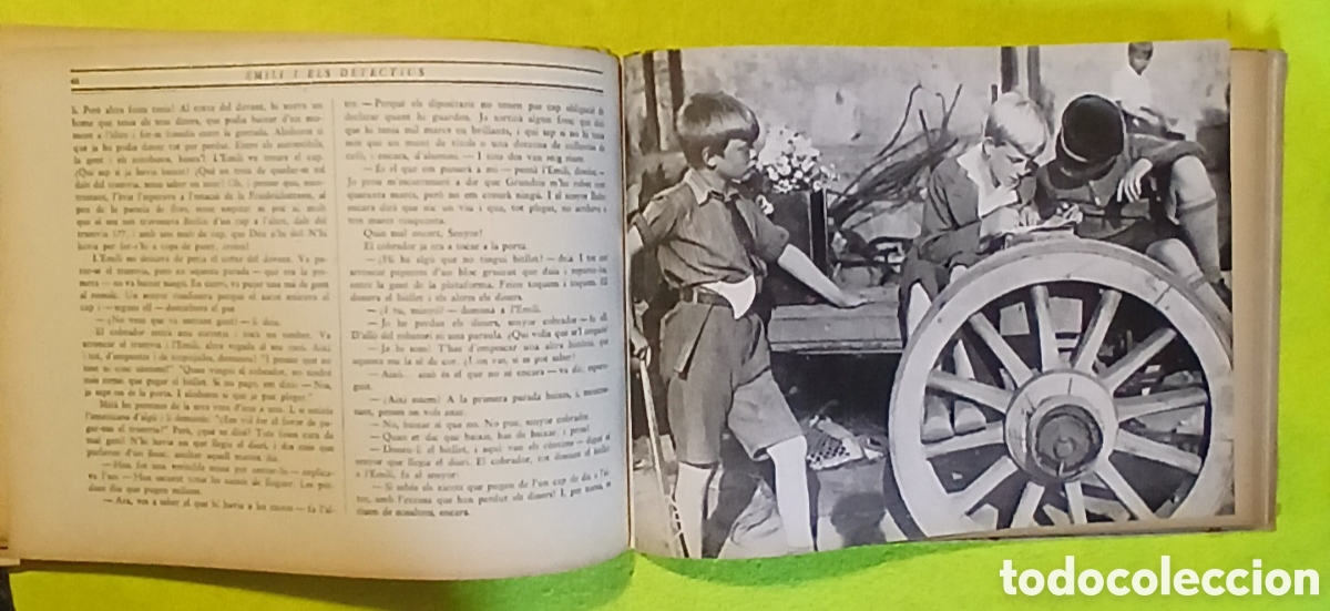Libros antiguos: Emili i els detectius 1a edici&oacute; 1935 - Foto 6