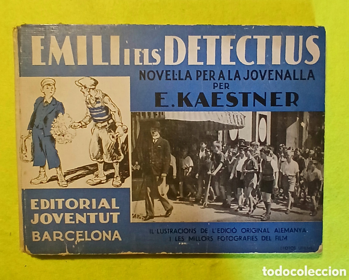 Libros antiguos: Emili i els detectius 1a edici&oacute; 1935 - Foto 7
