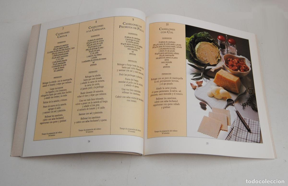 Libros antiguos: 100 recetas de canelones - Foto 3