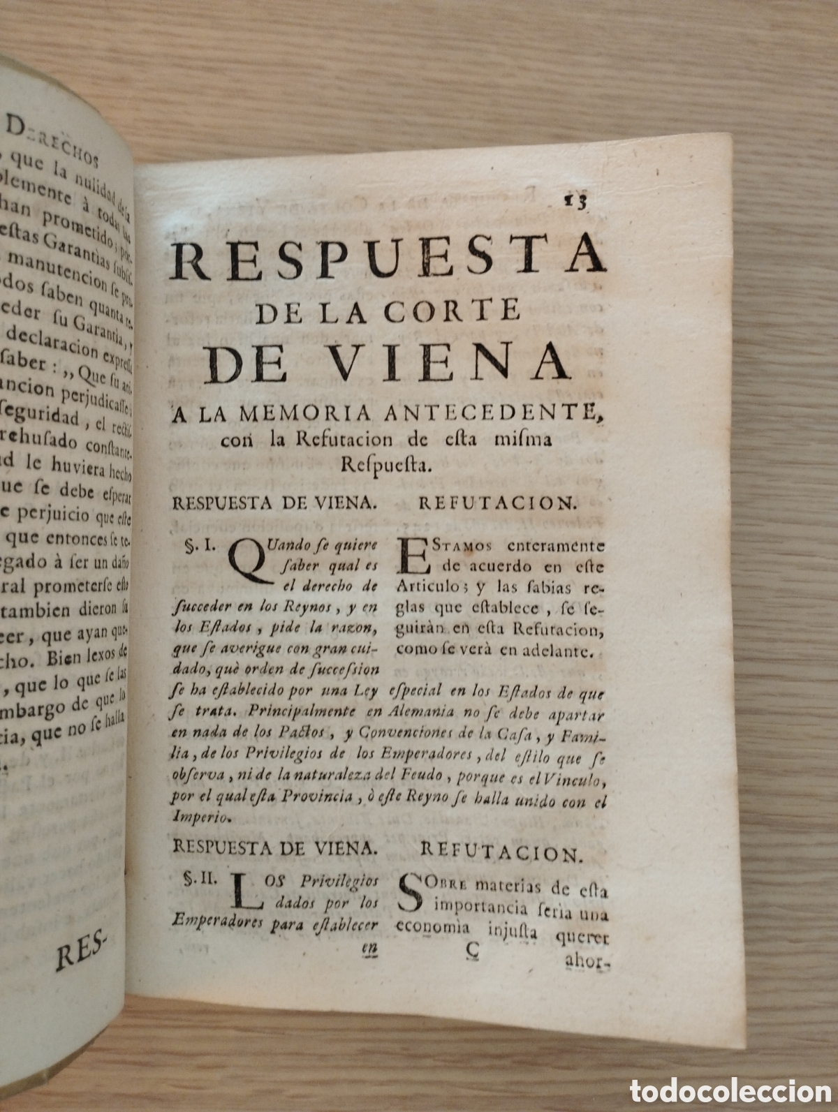 Libros antiguos: Exposicion de los derechos del Rey - 1742 - Foto 2