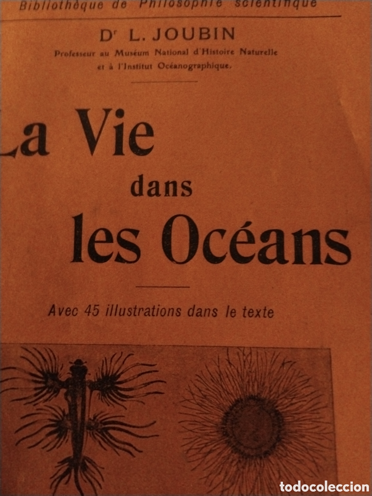 Libros antiguos: 1916.&rdquo;La Vie dans les Oc&eacute;ans&rdquo; (La Vida en los Oc&eacute;anos).&nbsp; - Foto 1