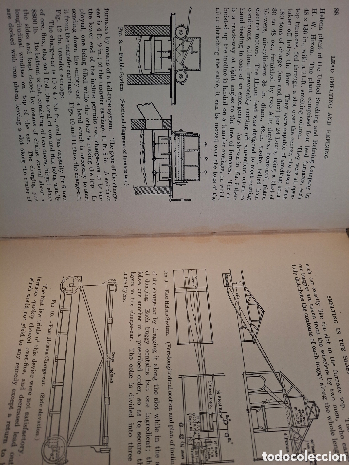 Libros antiguos: LEAD SMELTING AND REFINING: WITH SOME NOTES ON LEAD MINING, WALTER RENTON, 1906 - Foto 4