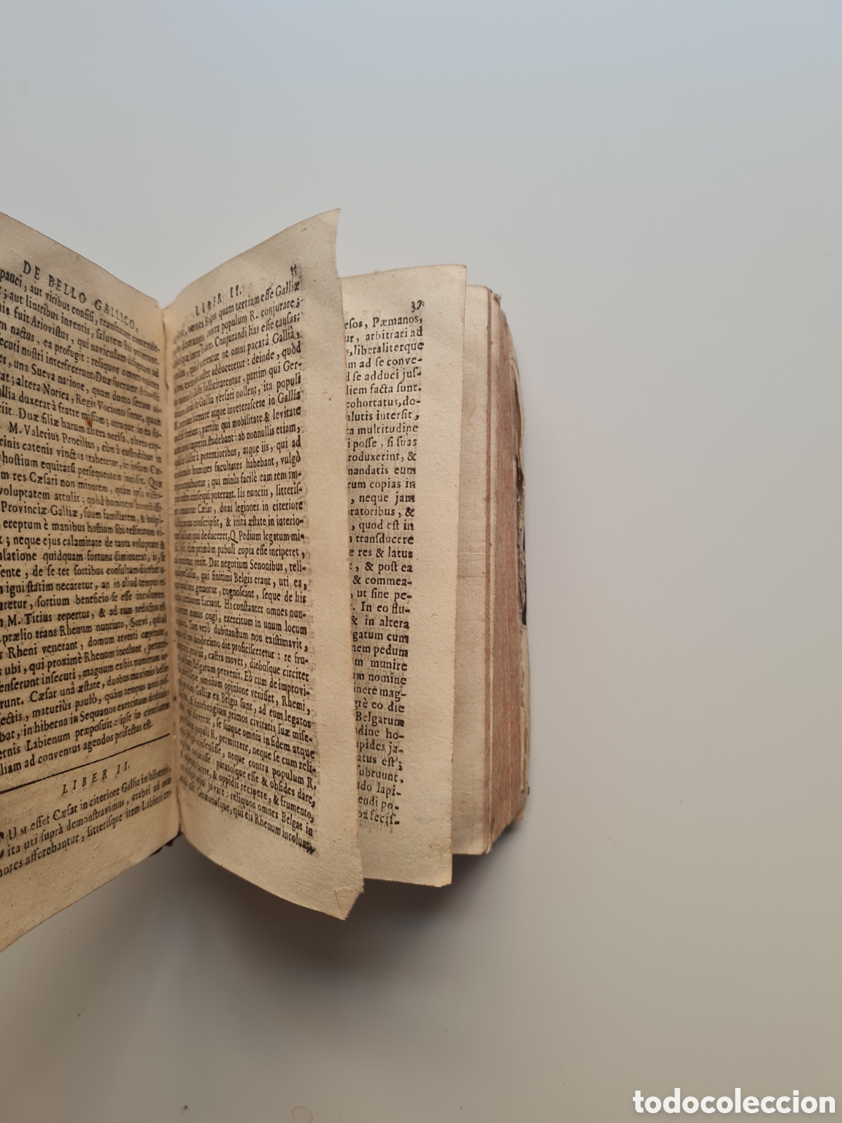 Libros antiguos: Caius Julius Caesaris Quae extant (Jos. Scaglieri.) - Foto 6