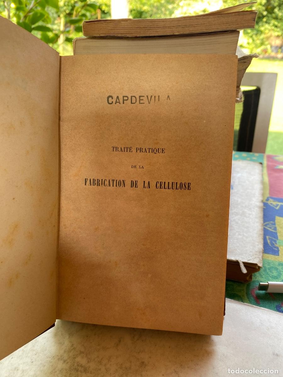 Libros antiguos: FABRICATION DE LA CELLULOSE SCHUBERT 1893 - Foto 3