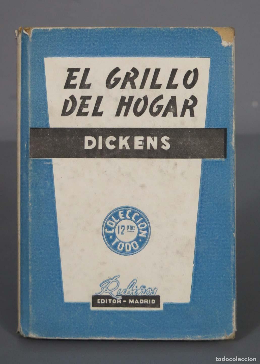 Libros antiguos: EL GRILLO DEL HOGAR. DICKENS - Foto 1