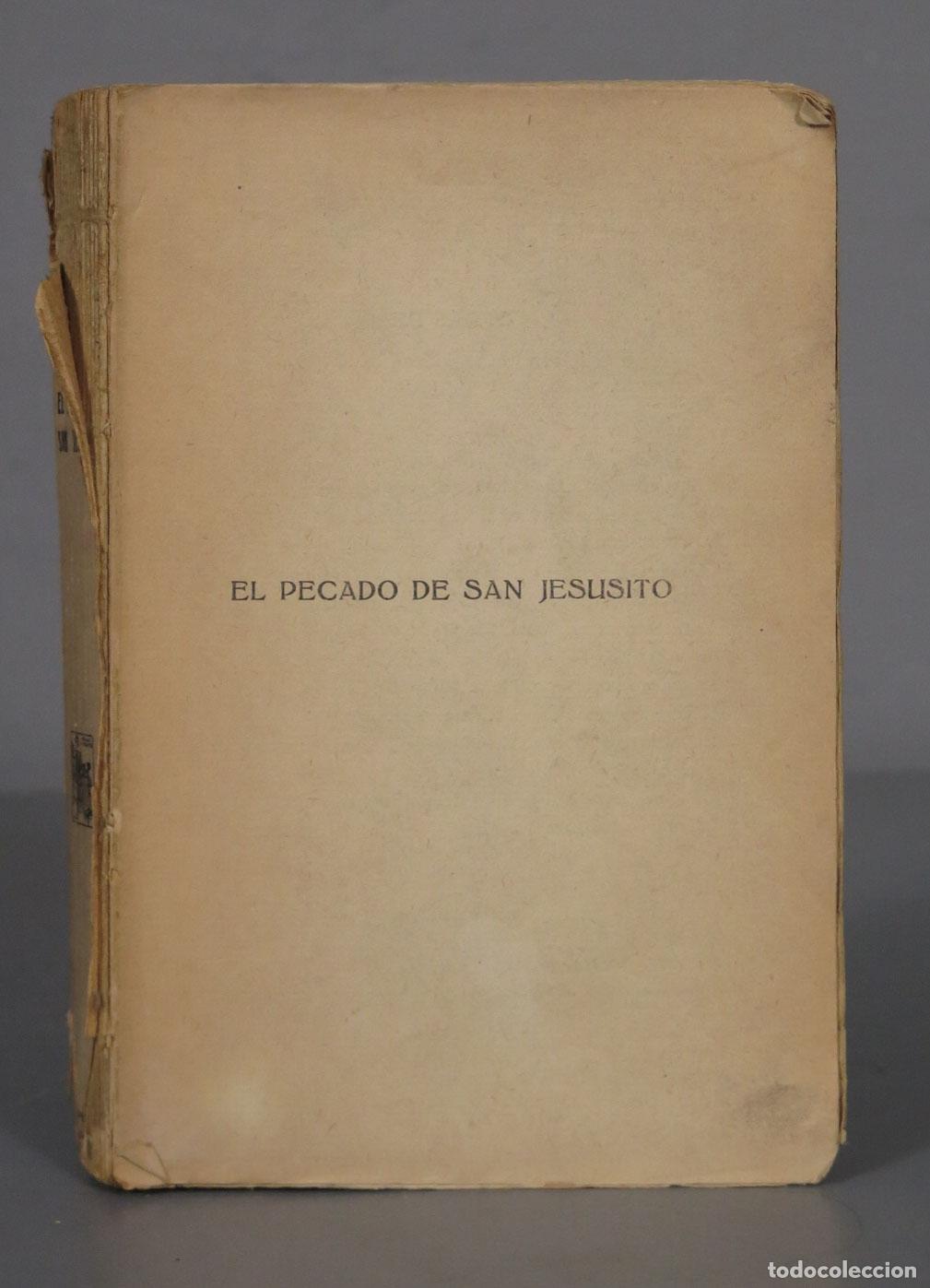 Libros antiguos: El pecado de san Jesusito Camba, Francisco - Foto 1