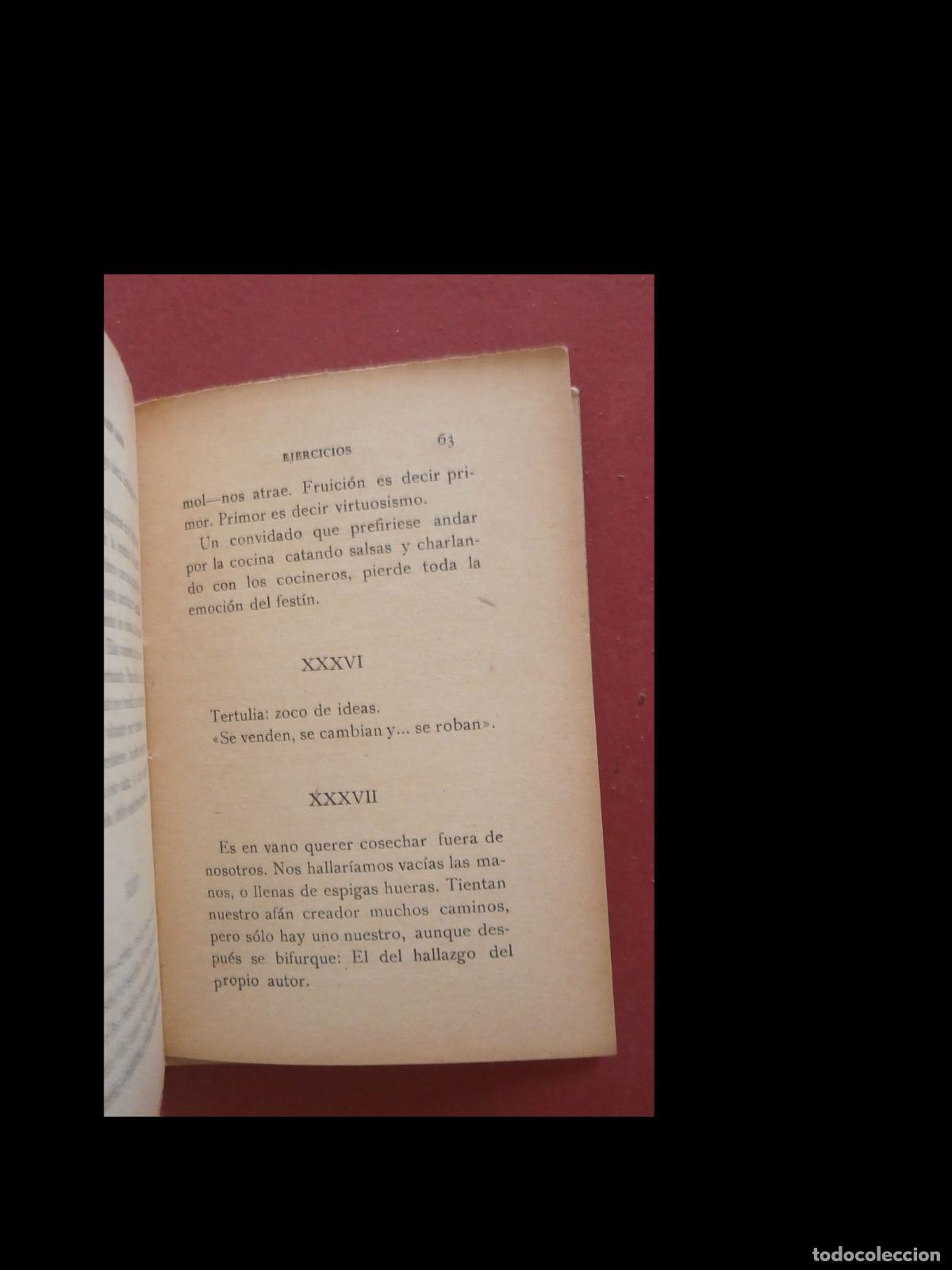 Libros antiguos: Ejercicios. Benjam&iacute;n Jarn&eacute;s - Foto 2