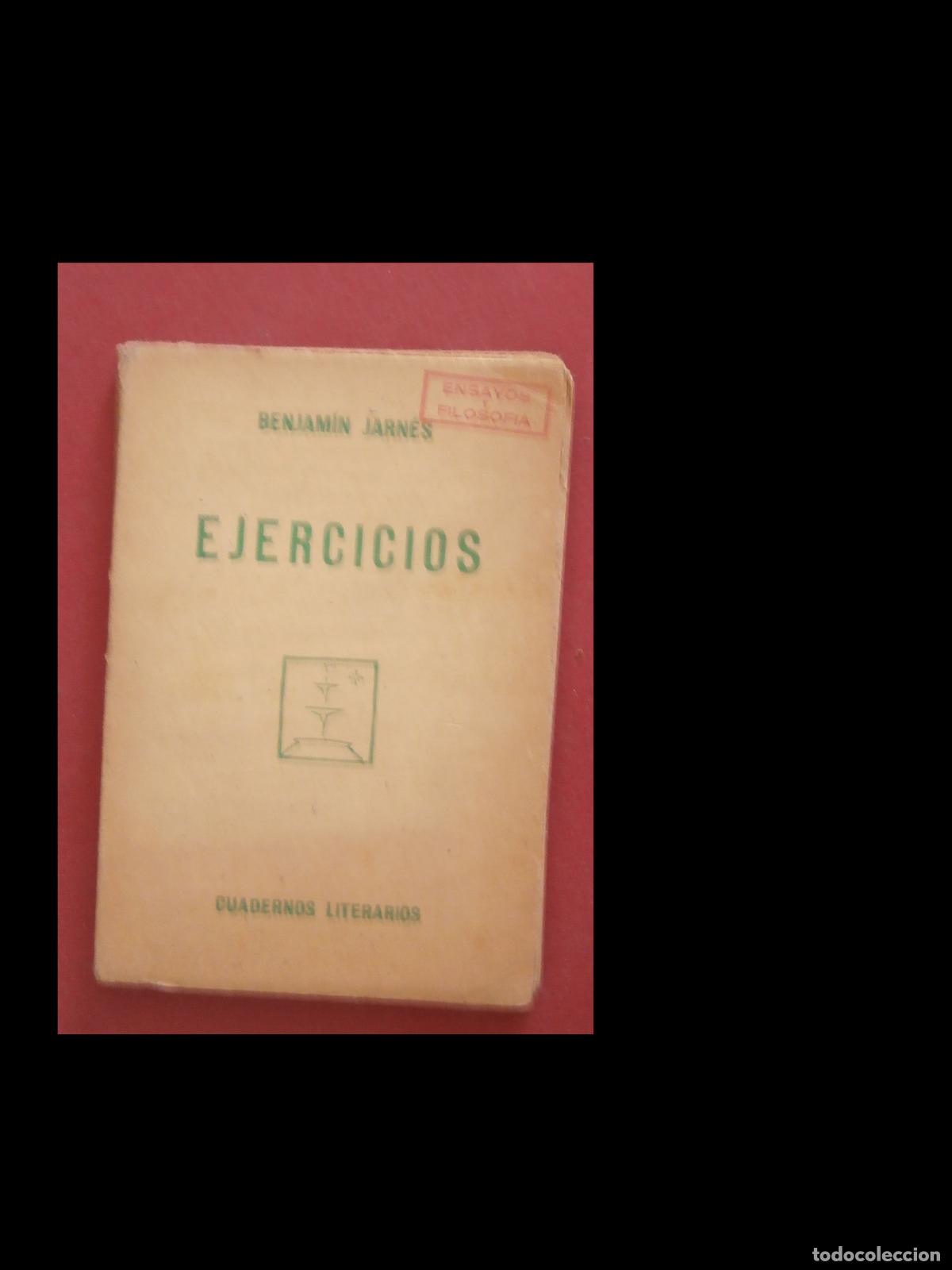 Libros antiguos: Ejercicios. Benjam&iacute;n Jarn&eacute;s - Foto 1