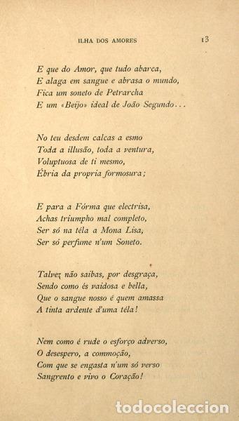 Libros antiguos: FEIJ&Oacute;. (Antonio) - ILHA DOS AMORES. - Foto 2