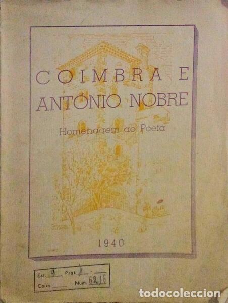 Libros antiguos: COIMBRA E ANT&Oacute;NIO NOBRE. - Foto 1