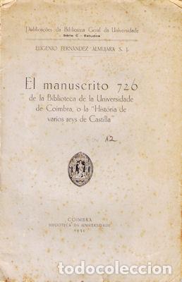 Libros antiguos: ALMUJARA. (Eugenio Fern&aacute;ndez) - EL MANUSCRITO 726. - Foto 1